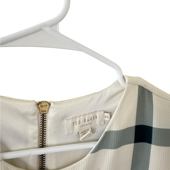 Ted Baker London Nayeli Checked Shift Dress - Picture 6 of 9